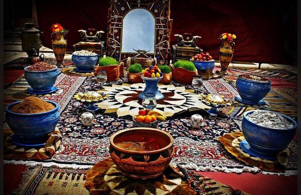 عکس دیزاین سفره هفت سین