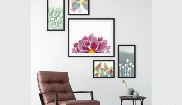 دکور قاب عکس روی دیوار