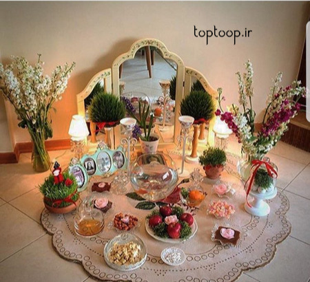 عکس زیباترین سفره هفت سین