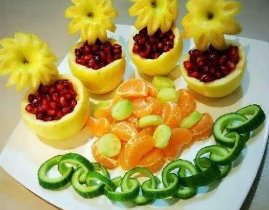 عکس دیزاین میوه برای تولد