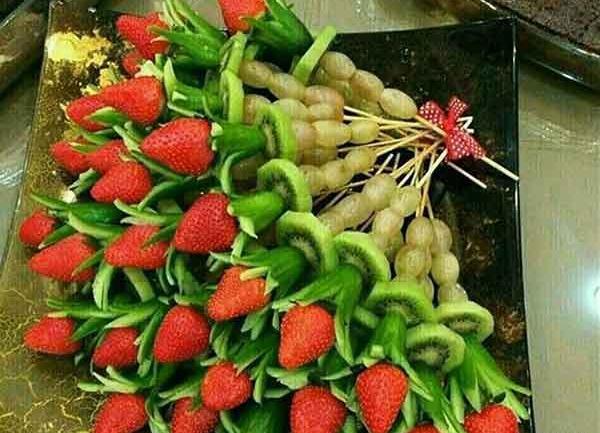 عکس دیزاین میوه برای تولد