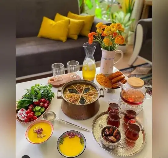 عکس سفره پاگشا نی نی سایت