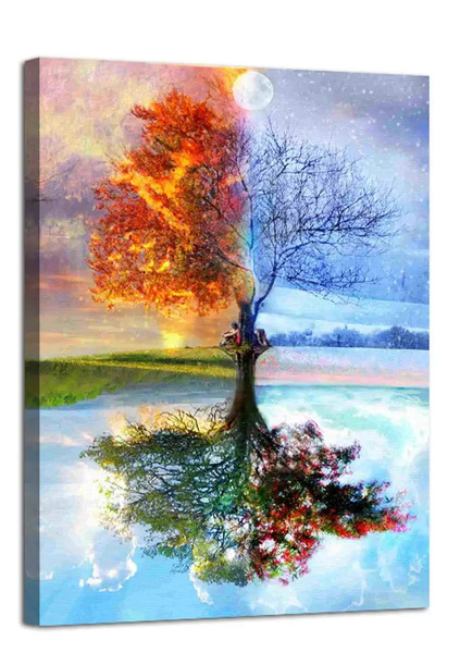 عکس نقاشی چهار فصل