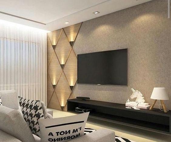 عکس دکور تلویزیون روی دیوار
