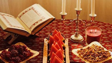 عکس طرح سفره شب یلدا