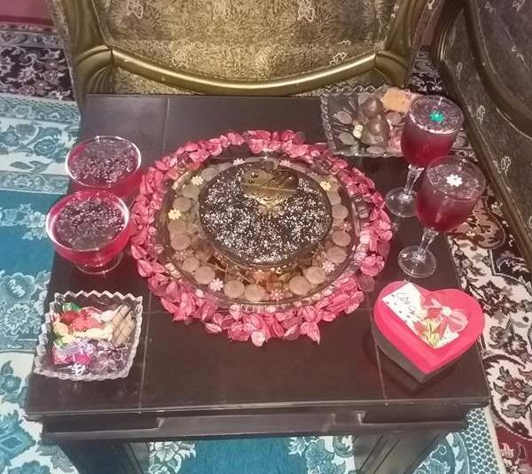 عکس سفره تولد ساده
