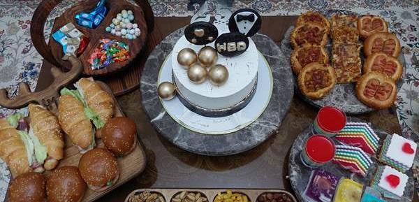 عکس سفره تولد ساده