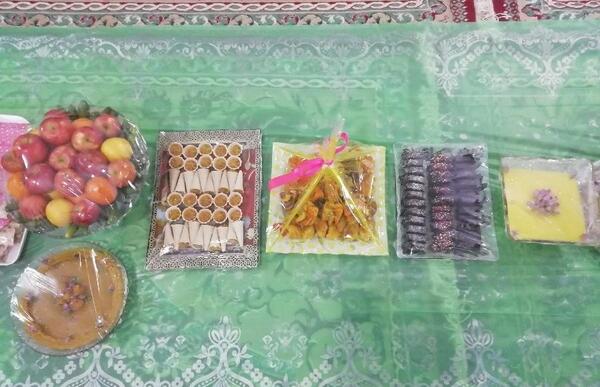 عکس سفره فاطمه زهرا