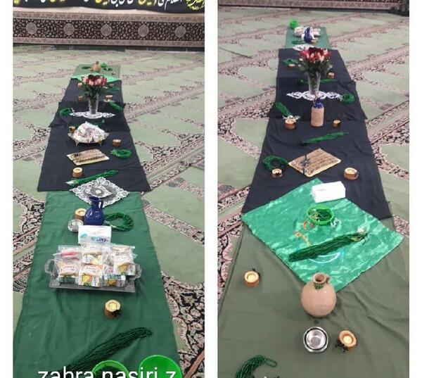 عکس سفره فاطمه زهرا