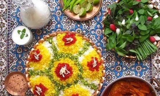عکس سفره زرشک پلو