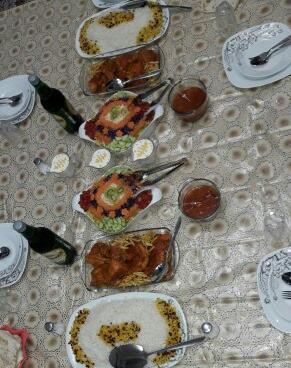 عکس سفره زرشک پلو