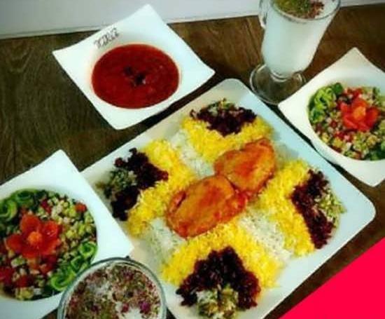 عکس سفره زرشک پلو