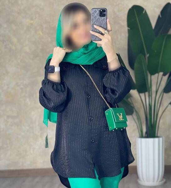 عکس مانتو پیراهنی کوتاه
