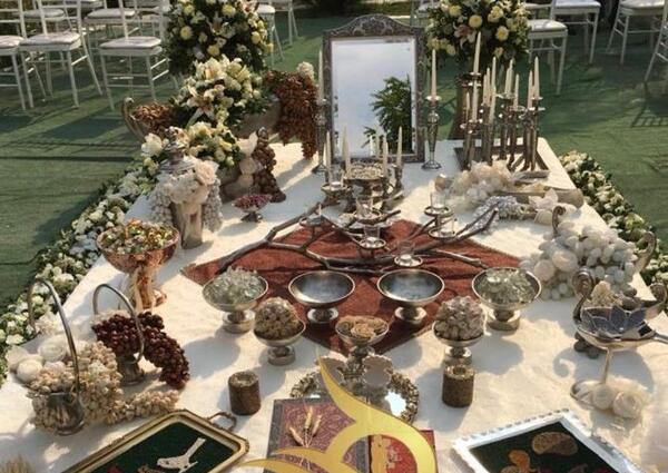 عکس گل سفره عقد