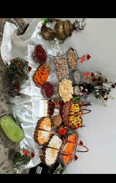 عکس فیک شب یلدا دخترانه