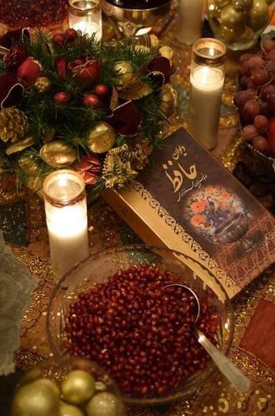عکس فیک شب یلدا دخترانه