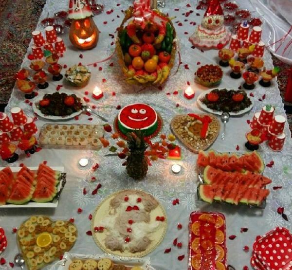 عکس فیک شب یلدا دخترانه