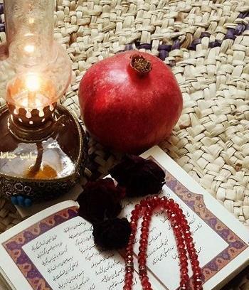 عکس فیک شب یلدا دخترانه