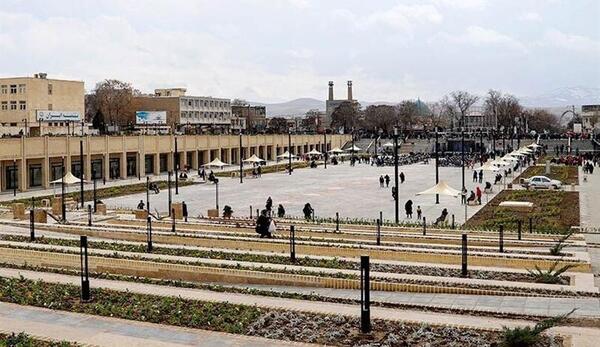 عکس سبزه میدان زنجان