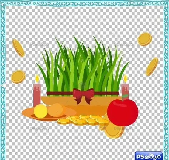 عکس سبزه سیب