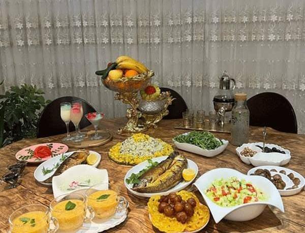 عکس سفره آرایی غذا