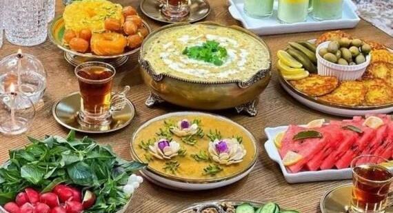 عکس سفره آرایی غذا