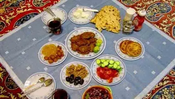 عکس سفره افطار و سحر