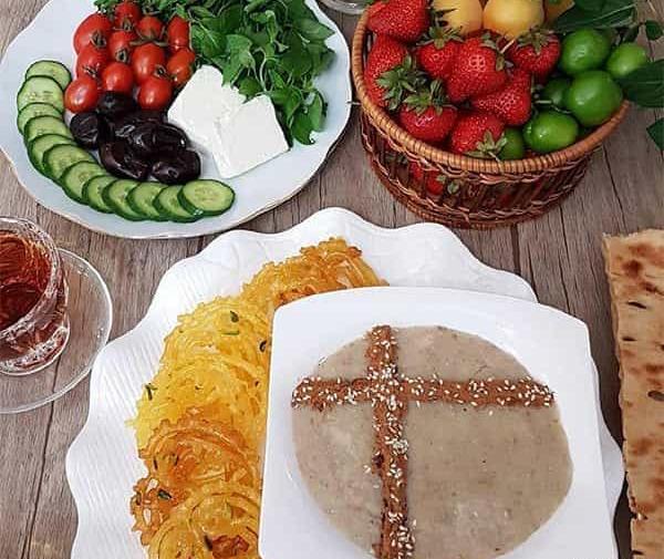 عکس سفره افطار و سحر