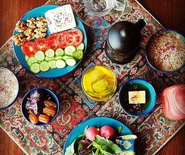 عکس سفره افطار و سحر