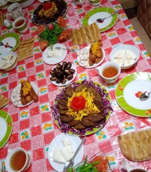 عکس سفره افطار و سحر