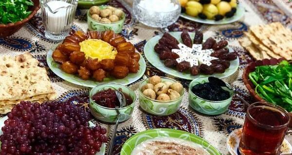 عکس سفره افطار و سحر