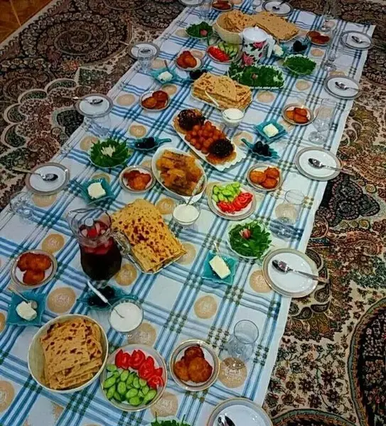 عکس سفره افطار و سحر