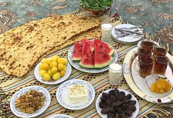 عکس سفره افطار و سحر