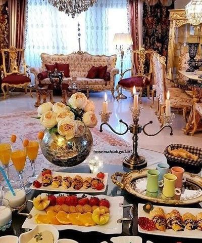 عکس دیزاین میز صبحانه
