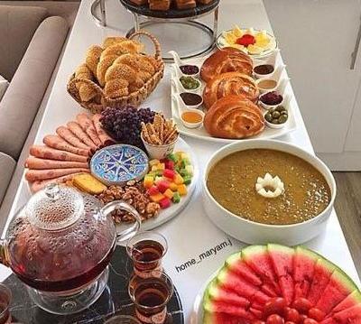 عکس دیزاین میز صبحانه