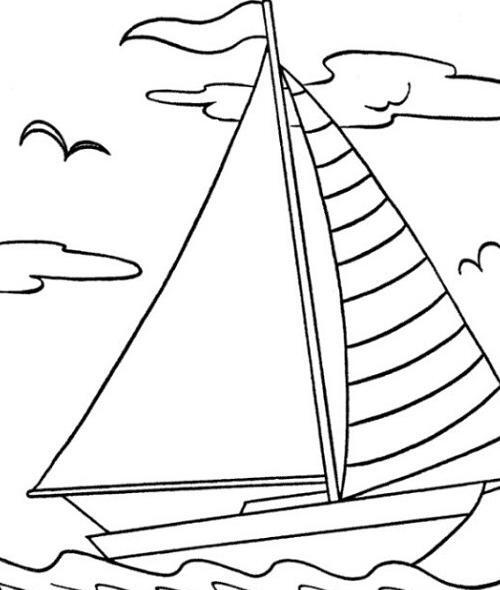عکس نقاشی کشتی