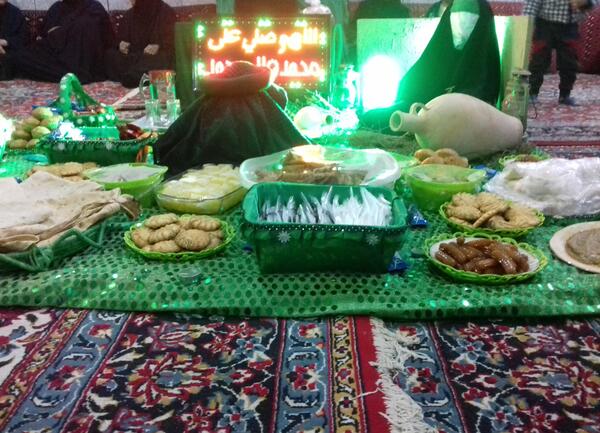 عکس سفره ام البنین