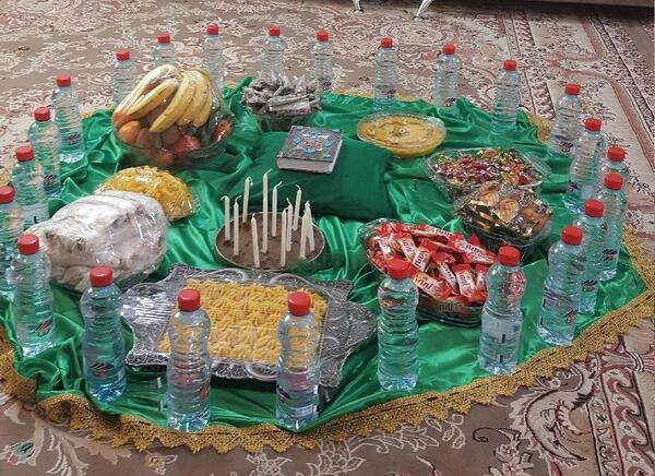 عکس سفره ام البنین