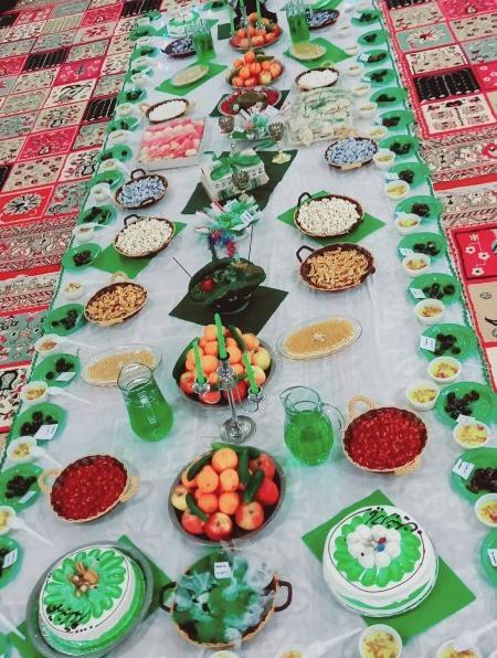 عکس سفره ام البنین