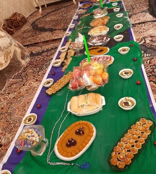 عکس سفره ام البنین