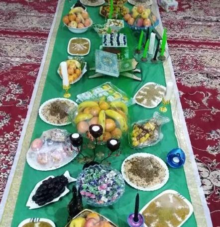 عکس سفره ام البنین