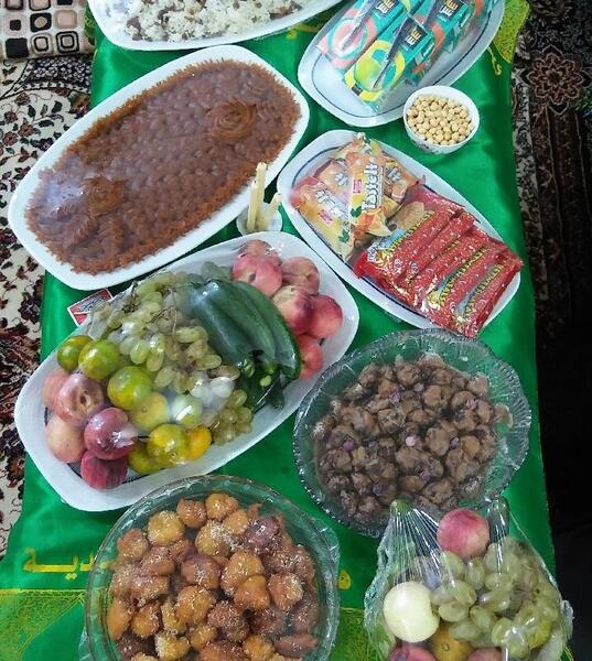 عکس سفره ام البنین