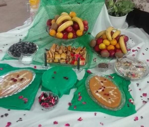 عکس سفره ام البنین