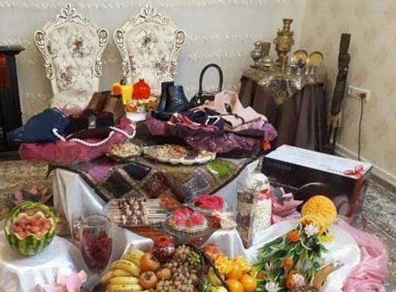 عکس سفره چله عروس