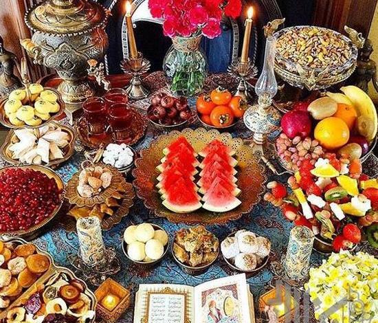 عکس سفره چله عروس