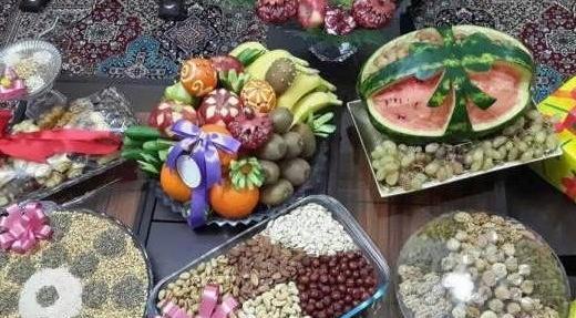 عکس سفره چله عروس