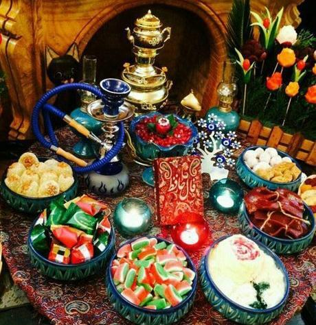 عکس سفره روز مرد