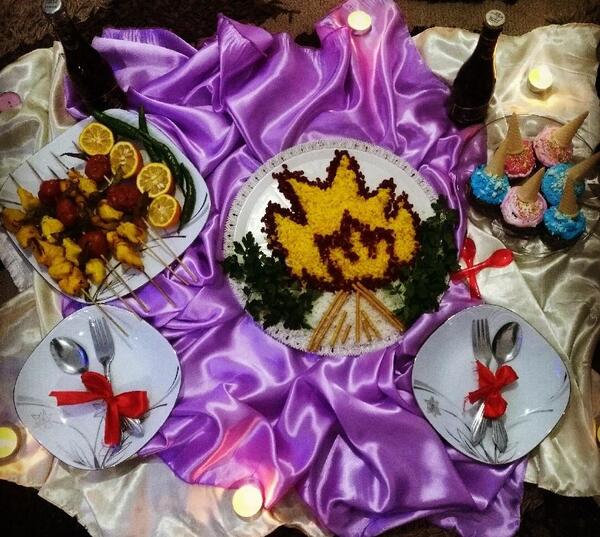 عکس سفره روز مرد