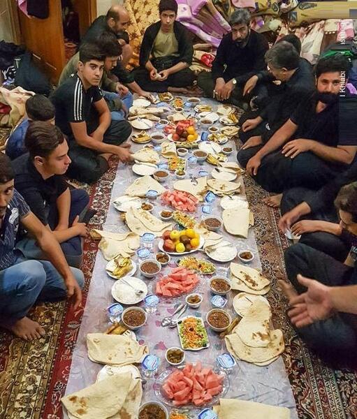 عکس سفره رنگین