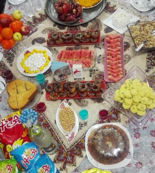 عکس سفره رنگین